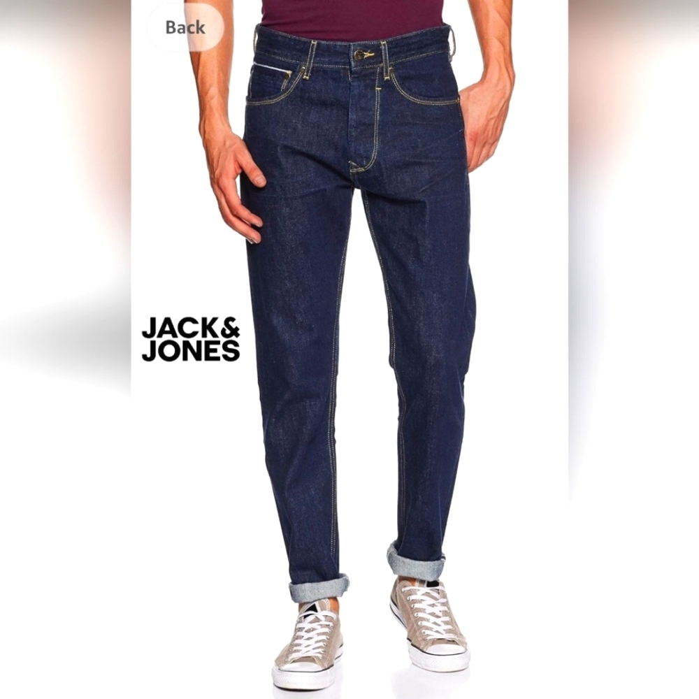 JACK & JONES Erik Relaxed Fit Jeans - 28 - Picture 3 of 11